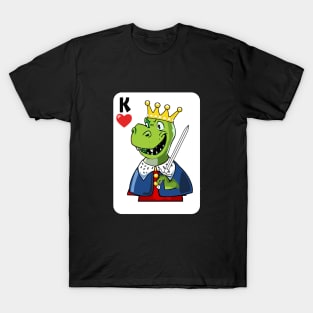 T Rex, Playing Cards, Dinosaur, Tyrannosaurus Rex T-Shirt